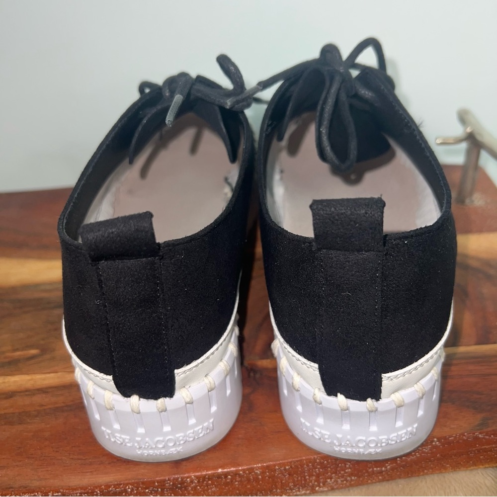 Ilse Jacobsen Tulip Platform Sneakers Black White Shoes EU 41 / US 10 - Picture 6 of 9